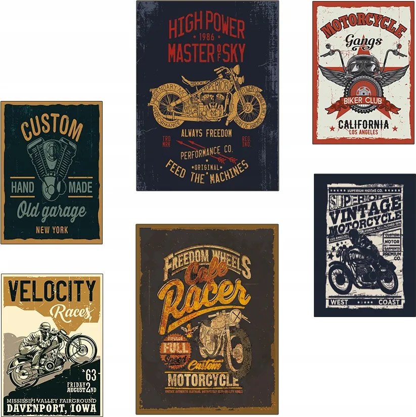 Komplett Galéria 6db Poszter Keret Nélkül Kpba 304