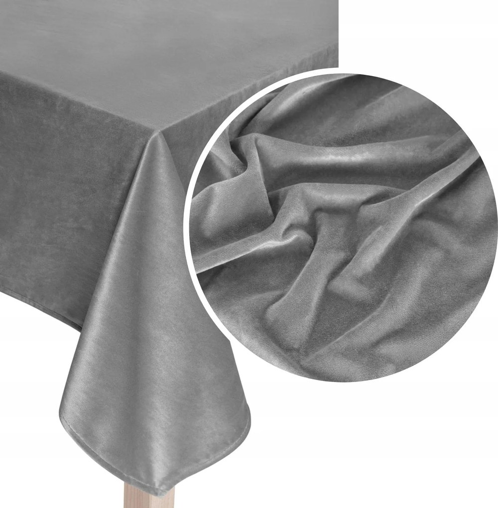 Abrosz dekoratív Soft 85x85 velúr hamuszürke