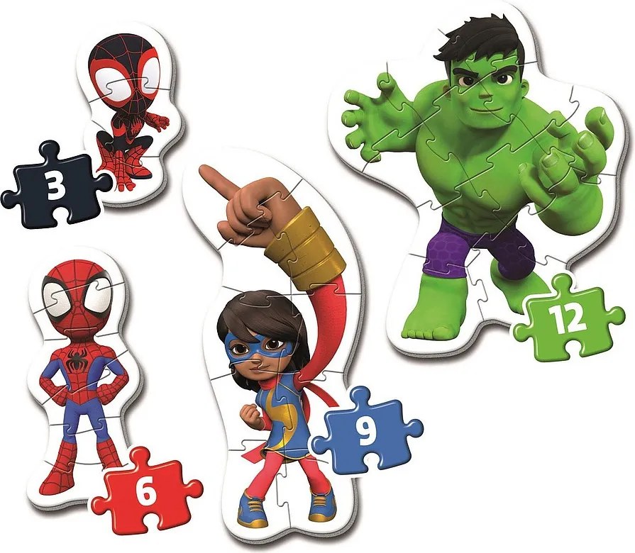 Pókember Spidey My First baba forma puzzle Clementoni