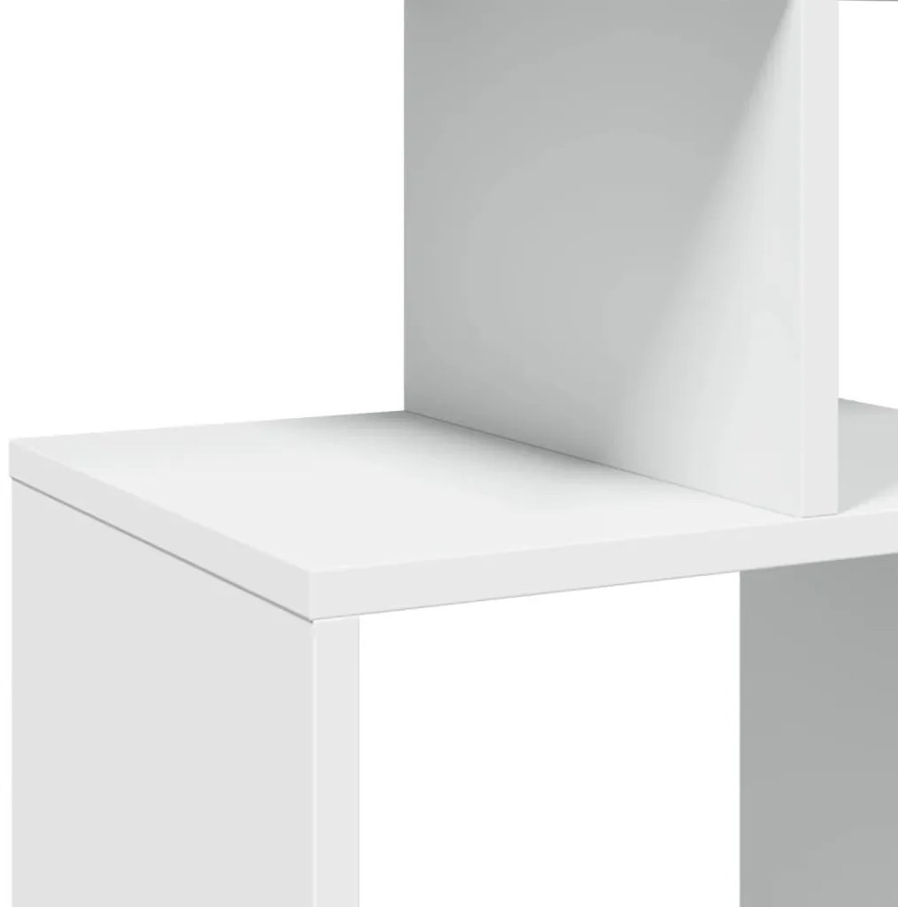 fehér szerelt fa könyvszekrény 92 x 29 x 188 cm