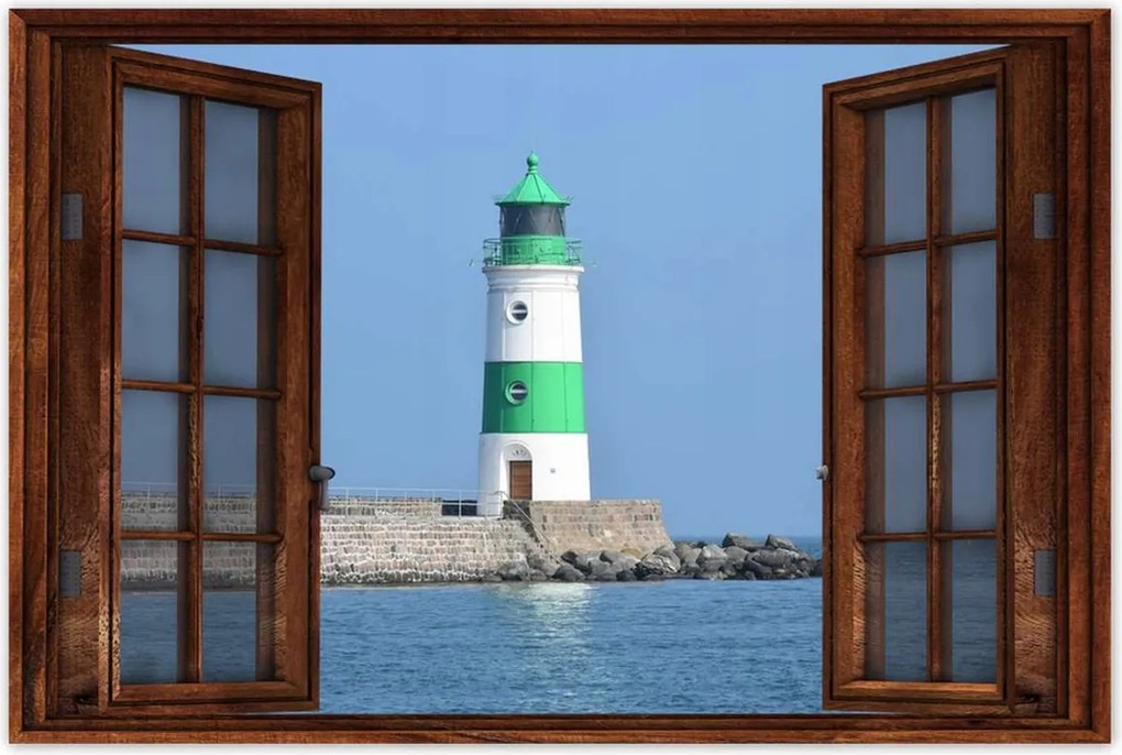 Poszterek 60x40 Világítótorony Tenger