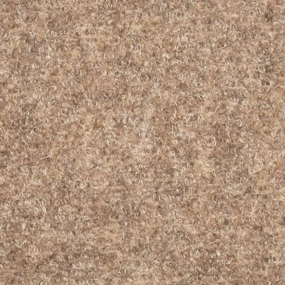 10 db krémszínű tűlyukasztott öntapadó lépcsőszőnyeg 65x21x4 cm