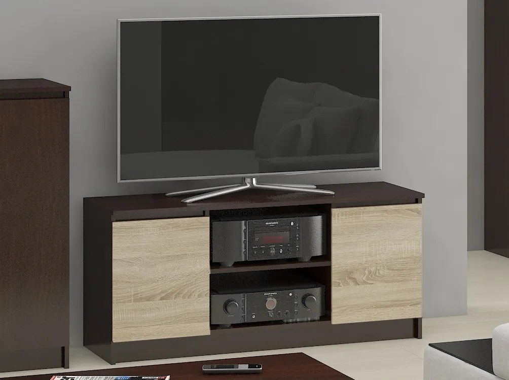 TV asztal Darian  (wenge + szonoma tölgy). Akció -13%. 1069383