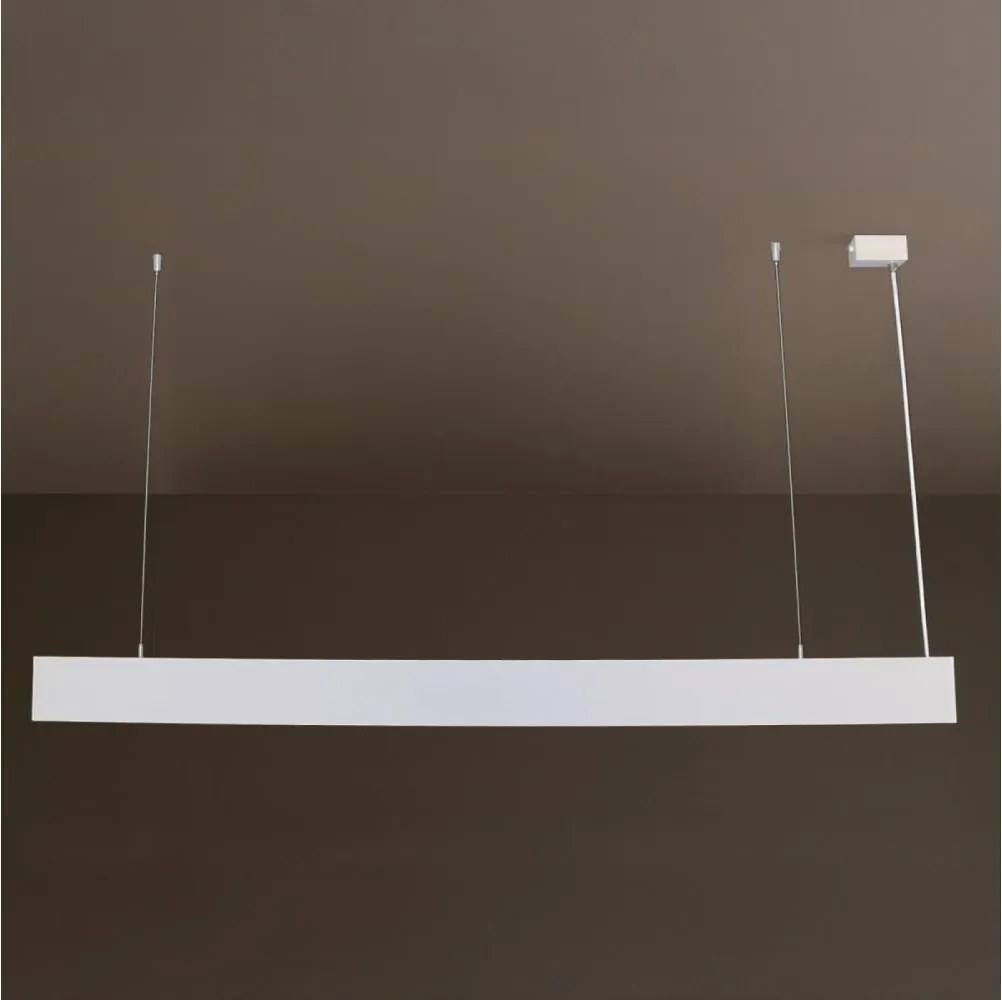 LED függeszték zsinóron LED/55W/230V 3000/4000/6500K 120 cm fehér