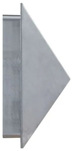 Nordlux - Kültéri fali lámpatest PONTIO 1xGU10/25W/230V IP54 ezüst