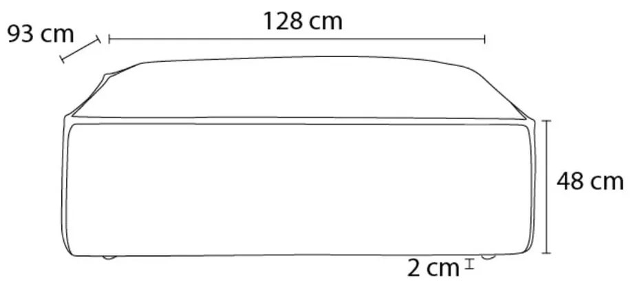 Világosszürke bőrutánzat lábtartó Boheme – Bobochic Paris
