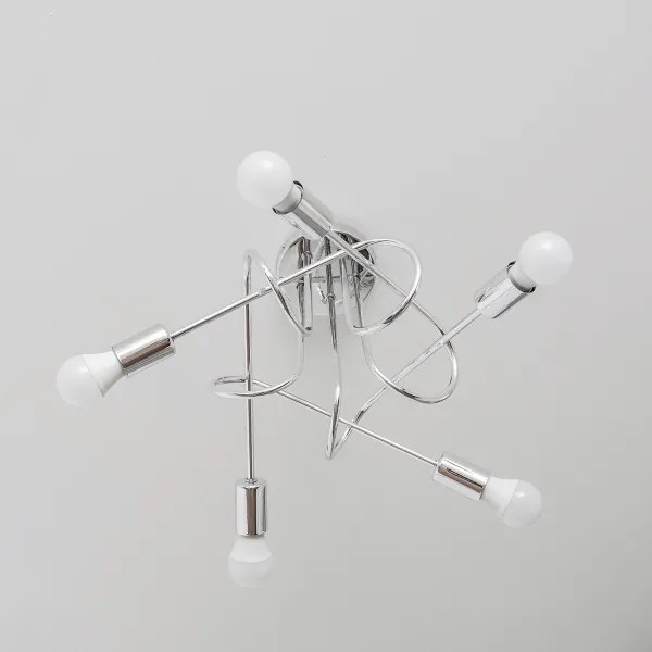 Felületre szerelhető csillár OXFORD 5xE27/15W/230V fényes króm