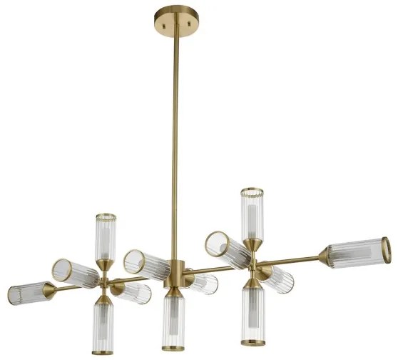 Endon 106259 - Csillár rúdon TOUR 13xG9/3W/230V réz