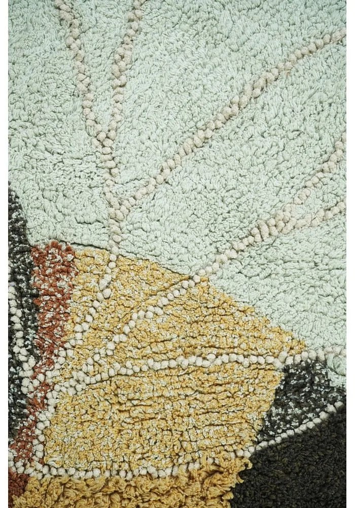 Sárga mosható kézi szövésű pamut gyerek szőnyeg 115x150 cm Bee – Lorena Canals