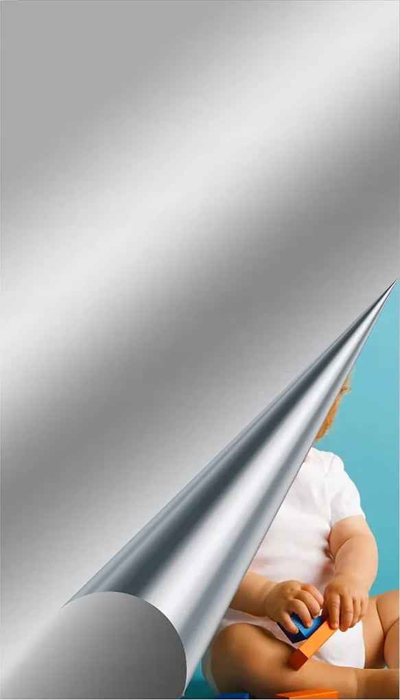 Fali Tükör, Öntapadós, 60 X 200CM, Hd Üveg, Hálószobába, Nappaliba