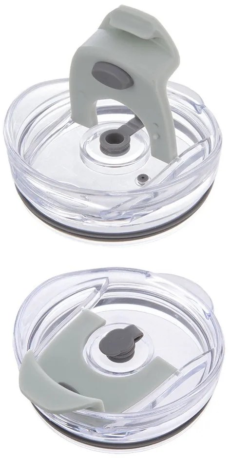 Zsályaszínű termobögre szívószállal 1,2 l Termo – Orion