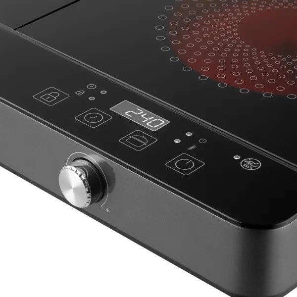 Sencor - Kétzónás indukciós tűzhely LCD kijelzővel 3400W/230V