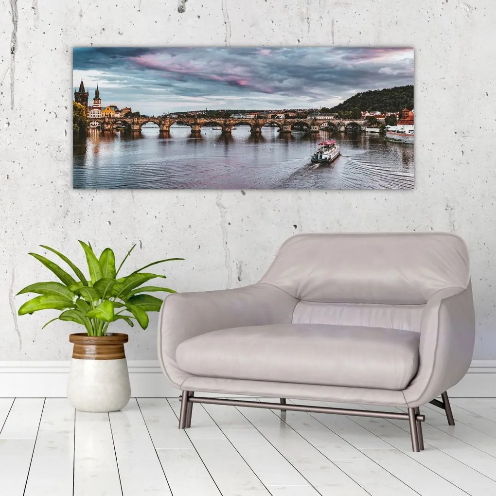 Vltava képe (120x50 cm)