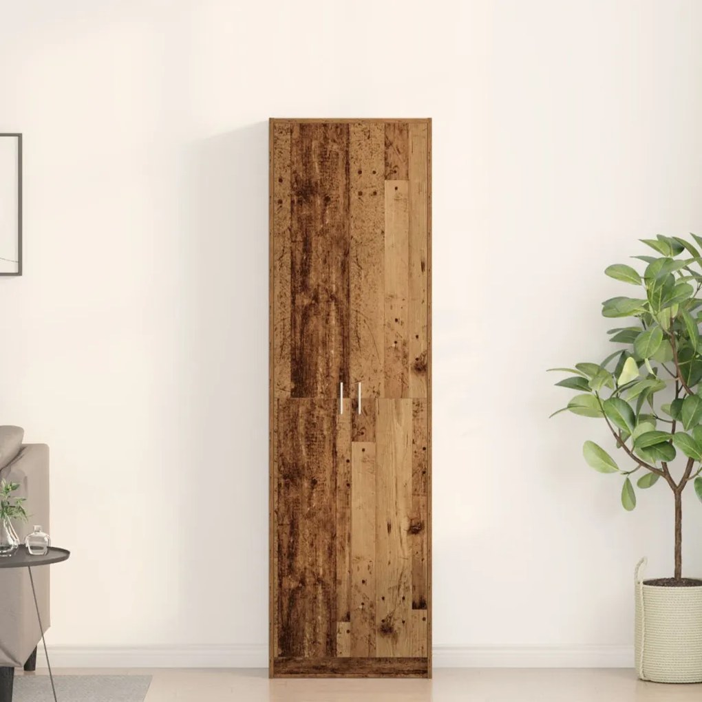 Gardrób Régi Fa 55x25x189 cm Szerelt Fa