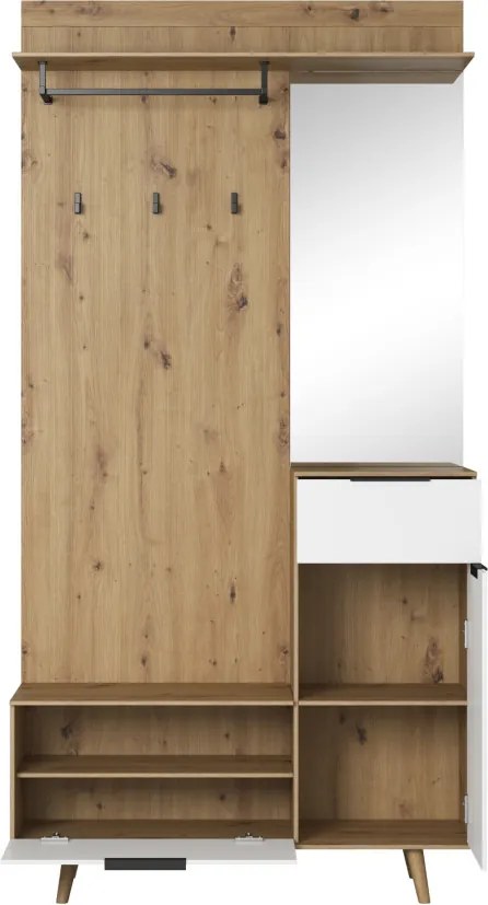 NORDIC A PRZEDPOKÓJ DĄB ARTISAN/BIAŁY