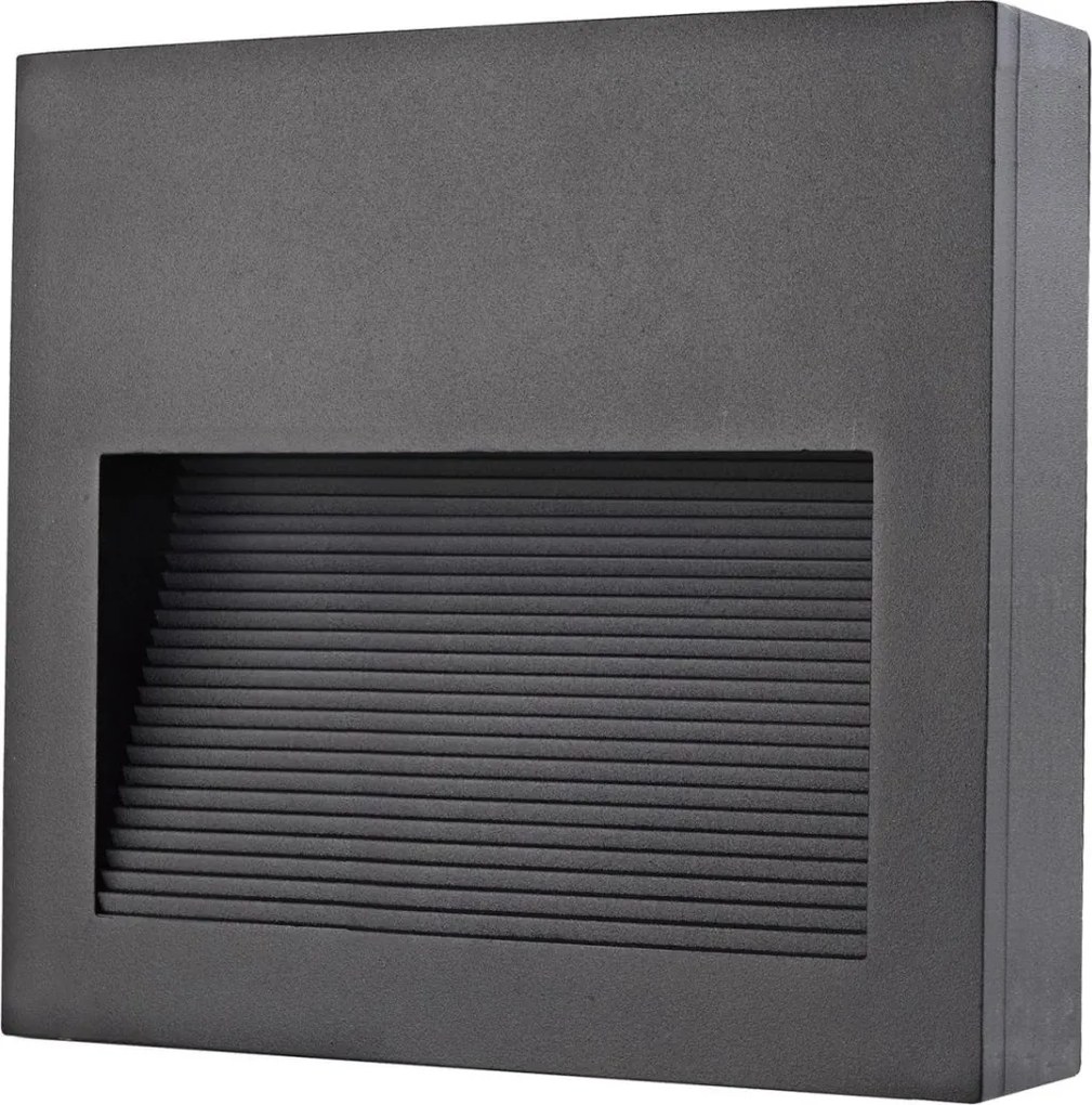 NOVOLUX 580B-L0210B-04 SLIM Kültéri Falba Építhető Lámpa Antracit LED IP65