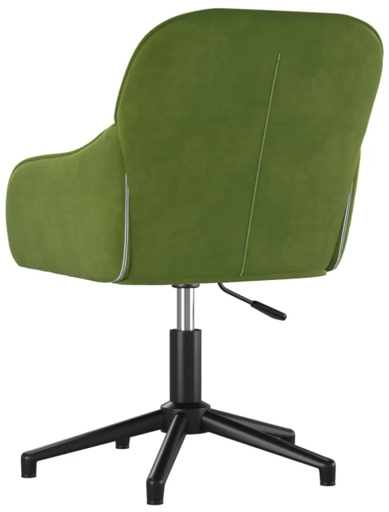 2 db világoszöld bársony forgó étkezőszék