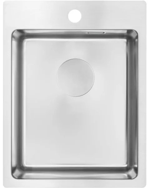 Deante ZPO_010E - Mosogató OLFATO 50,5x39 cm csiszolt acél