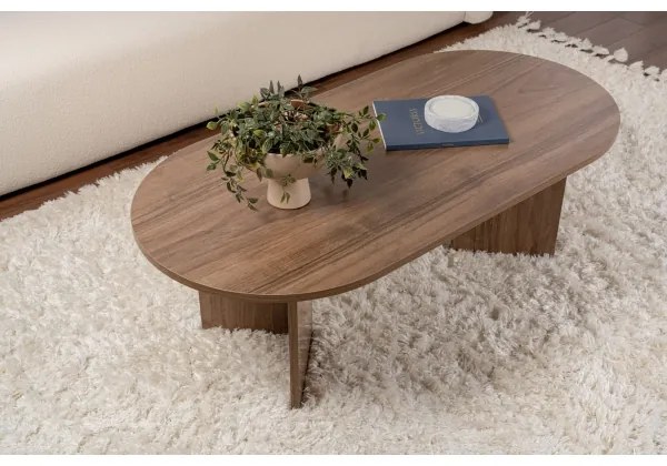 Dohányzóasztal NEL dió