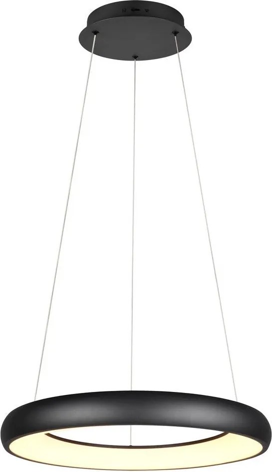 TRIO 349616032 CARDONA Modern Led Függesztett Lámpa Fekete LED IP20