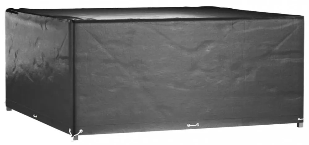 2 db négyzet alakú kerti bútorhuzat 16 fűzőlyukkal 250x250x90cm