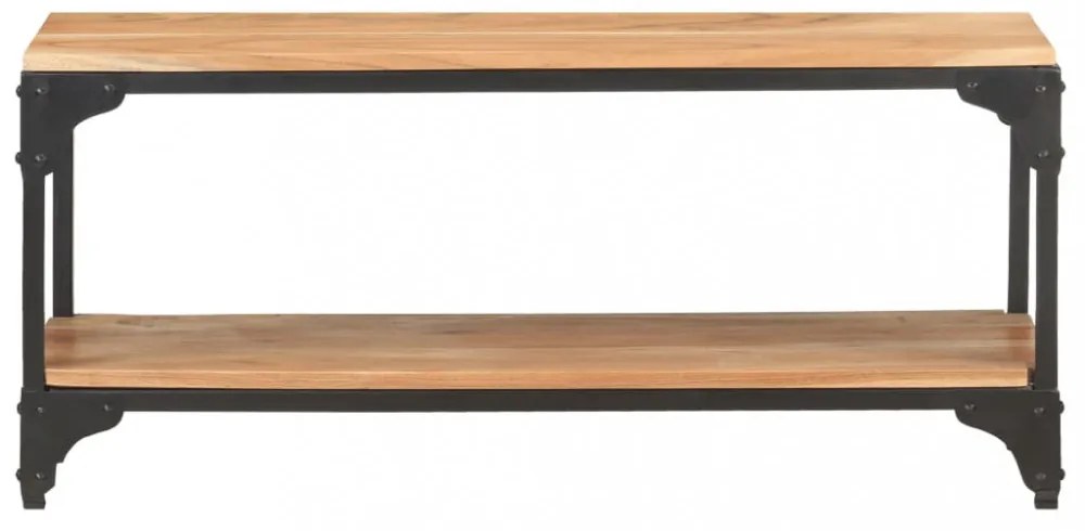 tömör akácfa dohányzóasztal 90 x 30 x 40 cm