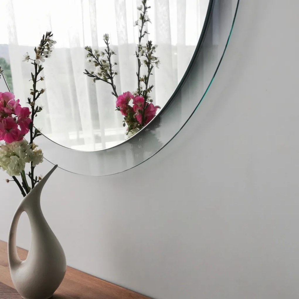 Aqua üveg tükör, 65 cm – A345