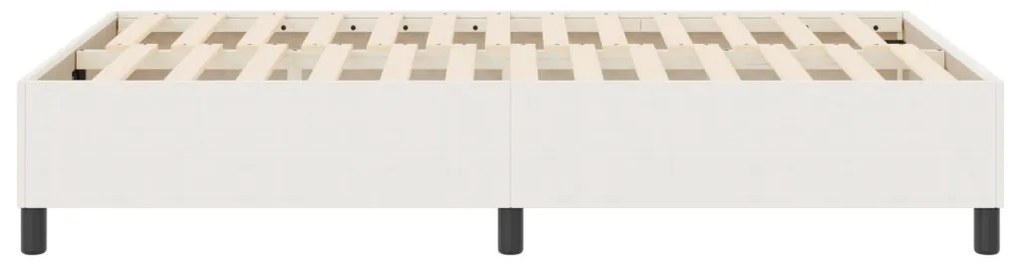 Boxspring Ágy Krém 120x200 cm Kordbársony