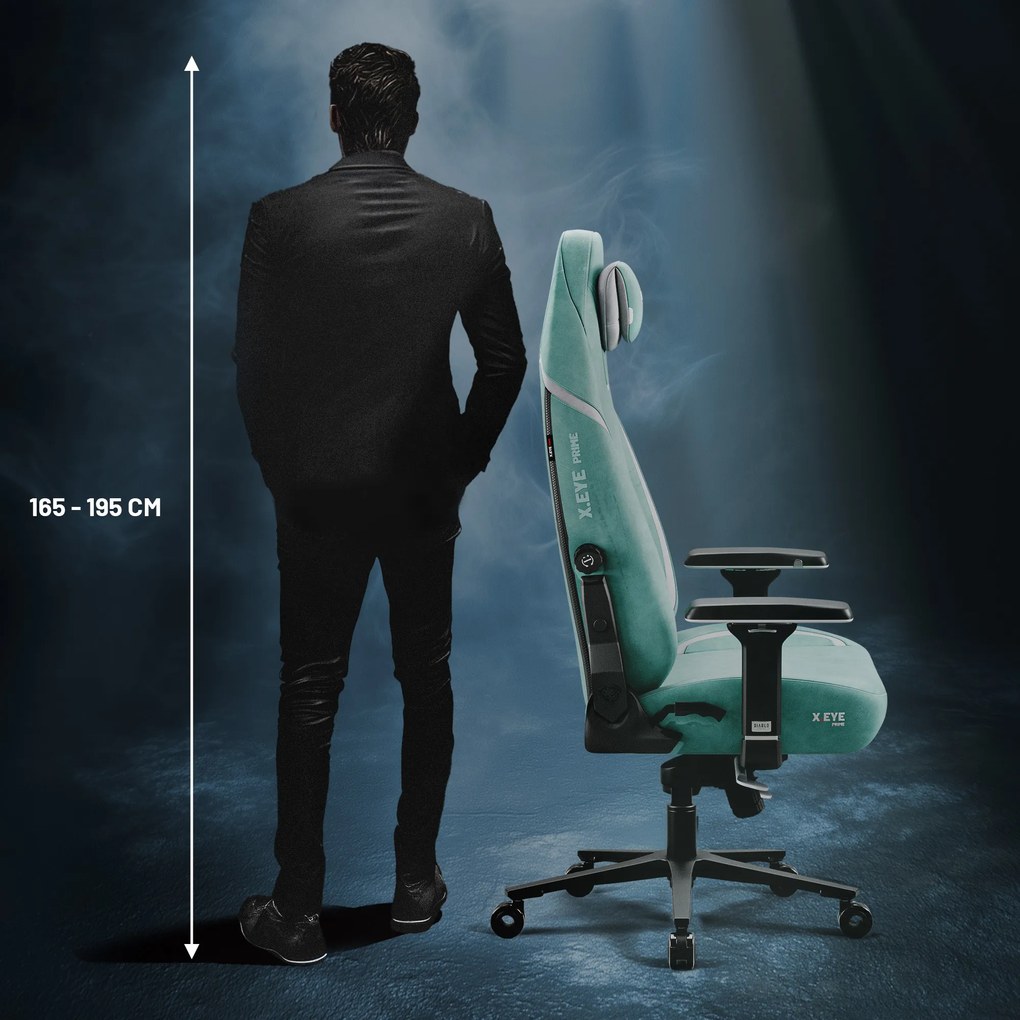 Gamer szék Normal Size menta-fekete: Diablo X-Eye Prime Mystic Mint