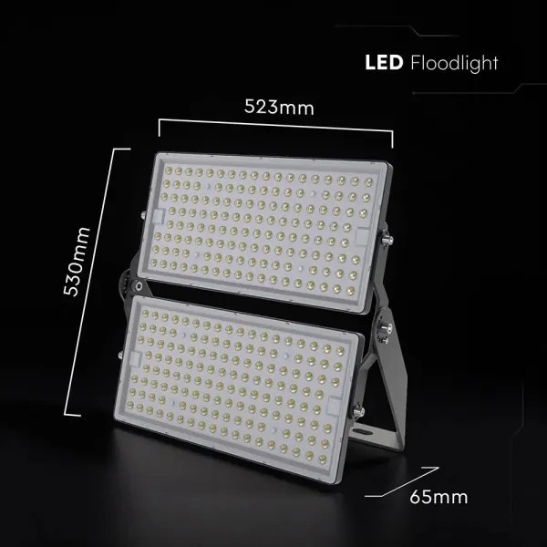 LED reflektor LED/500W/230V 4000K IP65 szürke