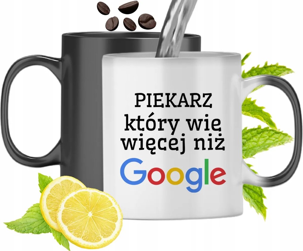 Mágikus Bögre Péknek Színváltós Nyomtatott Fényképpel