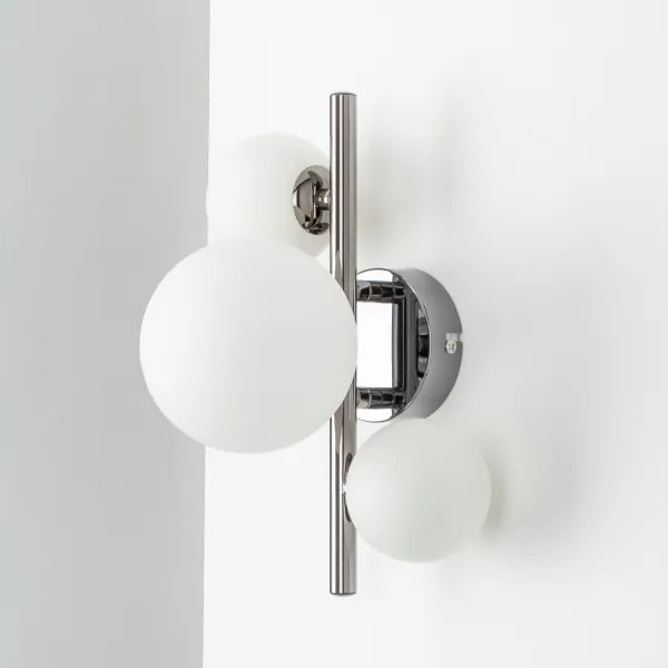 Brilagi - LED Fali lámpa MILLA 3xG9/3W/230V fényezett króm/fehér