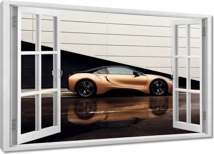 Vászonkép 60x40 Arany Bmw Autó
