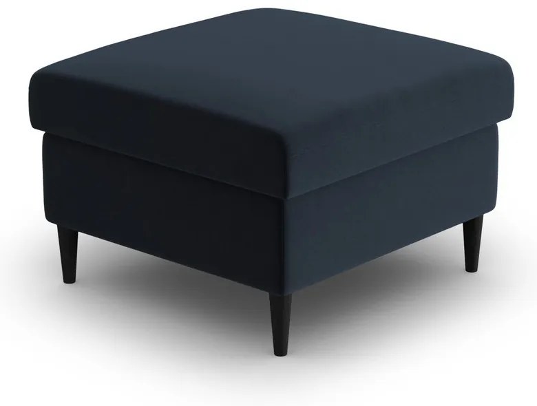 Sötétkék bársony lábtartó Kyoto – Cosmopolitan Design