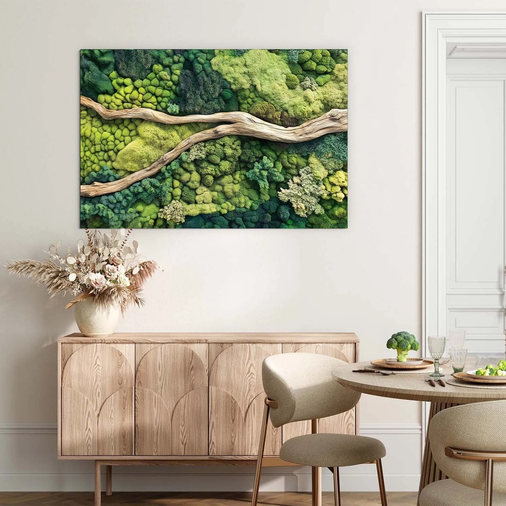 DUBLEZ | Moha kép utánzata - Ág az erdőben