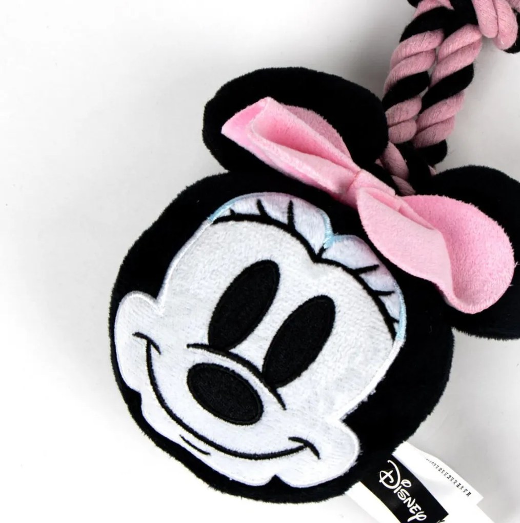 Disney Minnie Pink sípoló kötél kutyajáték 30 cm