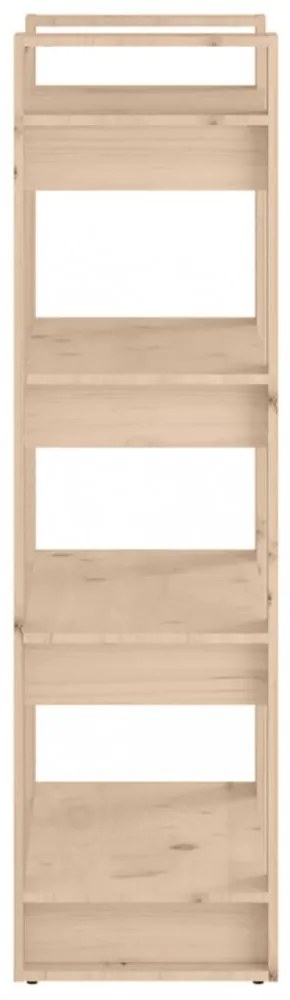 tömör fa könyvszekrény/térelválasztó 60 x 35 x 125 cm