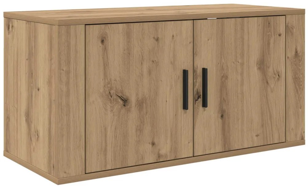 vidaXL Fali TV szekrény szett 2 pcs Artisan tölgy 80 x 34,5 x 40 cm