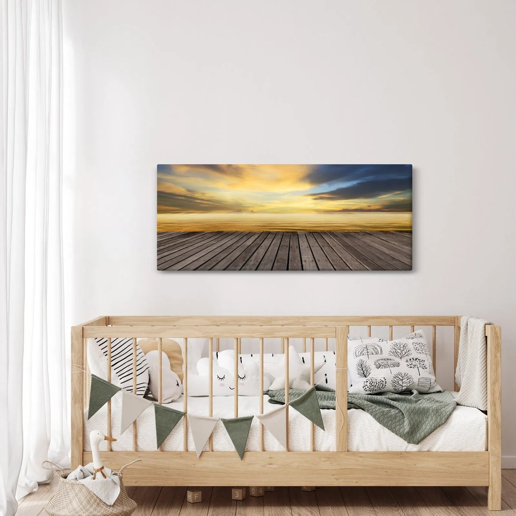 Kép - Kilátással rendelkező móló (120x50 cm)