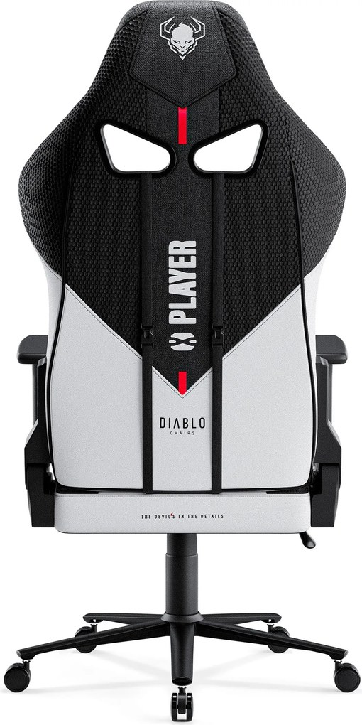 Gamer szék szövet fehér-fekete Normal Size: Diablo X-Player 2.0
