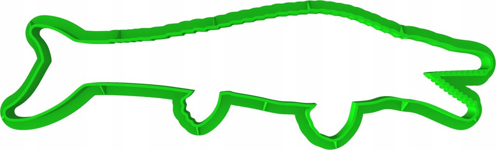 Foremka Lyukasztó Dinoszaurusz Keksz- és Mézeskalácsvágó Mozaik 14cm