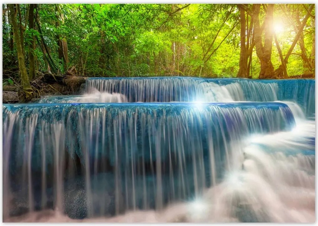 Poszterek 100x70 Trópusok Tájkép Kaszkád