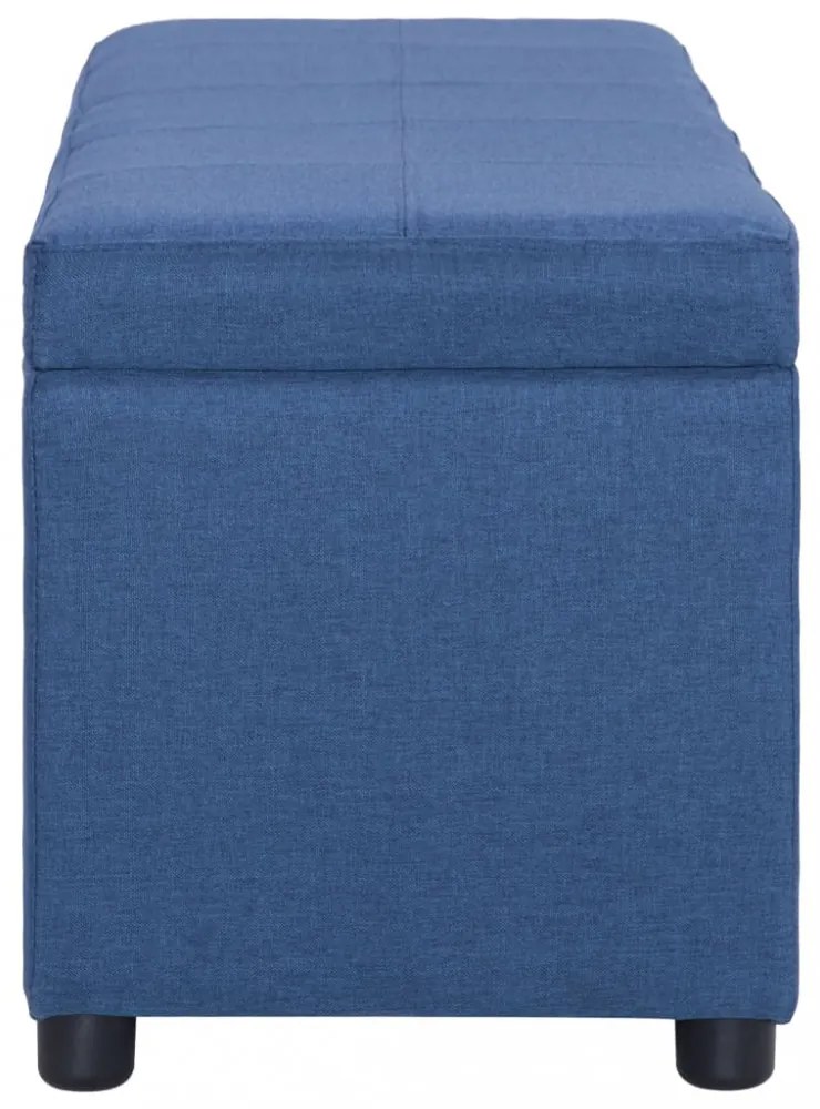 kék poliészter pad tárolórekesszel 116 cm