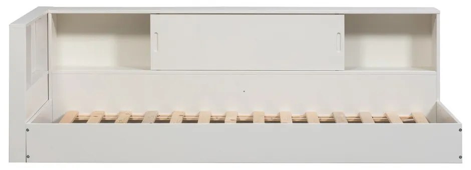 Fehér borovi fenyő egyszemélyes ágy ágyrács nélkül 90x200 cm Carter – WOOOD