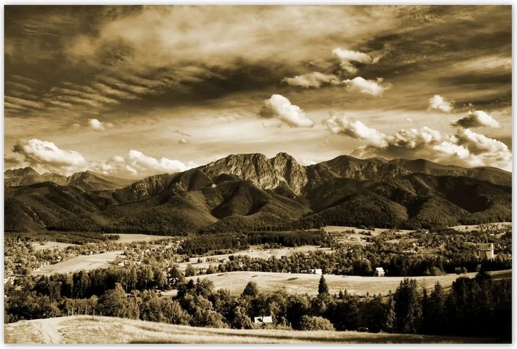 Poszterek 120x80 Tátra Lengyel hegyek Kilátás