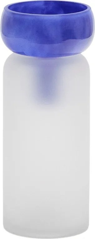 Kék üveg váza (magasság 30,5 cm) Kelse – Kave Home