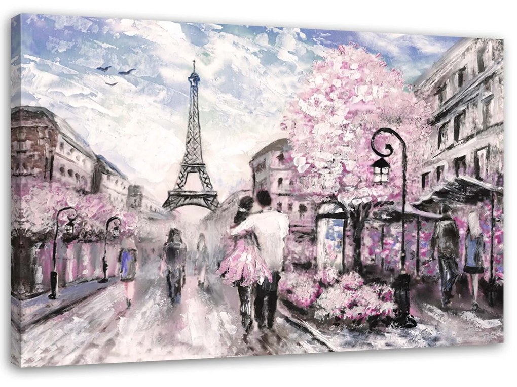 Gario Vászonkép Tavasz Párizsban Méret: 90 x 60 cm