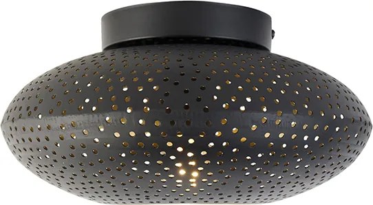 Keleti mennyezeti lámpa fekete arannyal 25 cm - Radiance