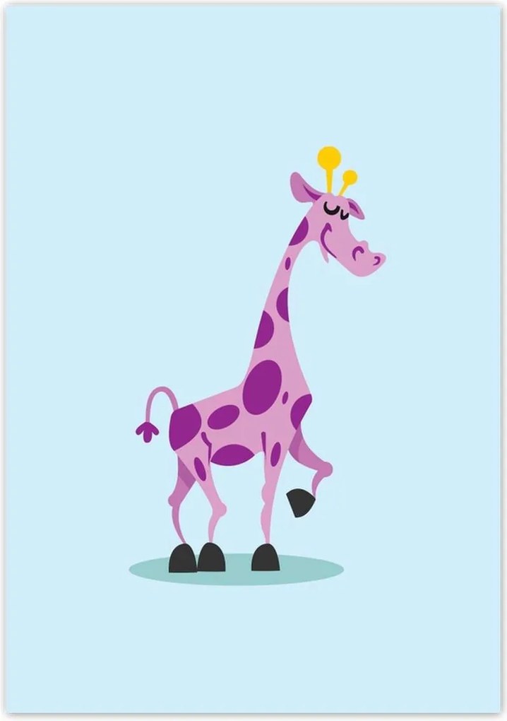 Poszterek 70x100 Zsiráf a gyerekszobába