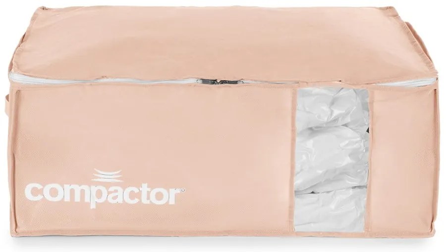 Vákuumos műanyag ruhatároló doboz 65x45x27 cm Pink Edition – Compactor